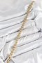 Brass Zircon Stone Half Cuff Model Gold Color Vip Series Women's Bracelet - 2