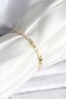 Star Model Zircon Stone Gold Color Brass Waterway Women's Bracelet - 2