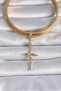 Rice gold color zircon stone detailed elif model phoenix bird figure ajda charm - 2