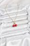 316L Steel Chain Gold Color Cherry Model Women's Necklace - 2