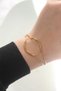 316L Steel Gold Color Knot Model Bracelet