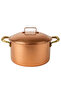 Chef Type Thick Copper 1.5mm Roasting Pot 23×12Cm-5Lt