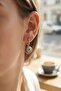 Zircon Stone Evil Eye Model Women's Earrings - 2
