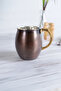 Modern Handmade Classic Copper Cup Oxide Color 8X10Cm