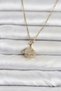 316L Steel Chain Gold Color Planet Model Women's Necklace