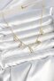 Brass Minimal Messika Model Zircon Stone Women's Necklace - 2