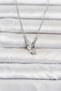 316L Steel Chain Silver Color Butterfly Model Women's Necklace