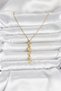 316L Steel Gold Color Sea Themed Y Model Zircon Stone Women's Necklace - 2