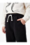Cotton Ribboned Jogger Sweatpants with Pockets and Tie Waist - 2