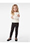 Elastic Waist Heart Patterned Cotton Leggings