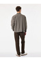 Comfortable Fit Embroidered Pocketed Long Sleeve Classic Collar Plaid Lumberjack Shirt - 4