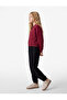 Star Printed Elastic Waistband Straight-Leg Jogger Sweatpants - 2