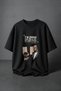 The Godfather Unisex Oversize T-Shirt - Special Collar Print 24/1 Cotton - 4