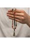 Silver Kazaz Tasseled Tight Amber Rosary