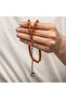 Silver Kazaz Tasseled Tight Amber Rosary