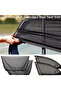 4pcs 4pcs Black Mesh Car Window Screens for Front Rear Windows,RV Sun Shade Camping, Durable Sun Pro - 2