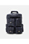 Men's Leather Navy Blue Backpack