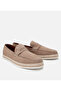 Men's Suede Leather Beige Ultra Light Sole Loafer - 2