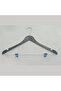 10 Pieces of Nickel-Plated Skirt and Trouser Hangers 43 cm - 4