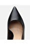 Women's Leather Black Thin Heeled Stiletto - 5