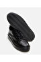 Men's Leather Black Casual Shoes - 6