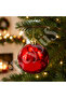 Christmas Tree Ornament Bright Red Cici Ball 20 cm