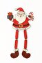 Christmas Tree Ornament Wooden Santa Claus with Swinging Legs 27 cm - 6