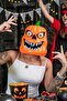 Halloween Mask Pumpkin Orange - 4