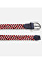 Men's Leather Navy Blue Belt - 5
