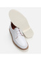 Women's Leather White Oxford - 6