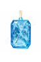 Christmas Pine Tree Ornament Crystal Rectangular Cut Blue - 2