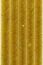 Christmas Tree Ornament Gold Gold Glitter 2 Mt Pack of 5 - 8