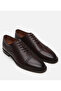 Men's Leather Brown Classic Shoes - 2