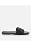 Women's Black Pedestrian Slippers