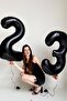 Black 23 Number Foil Balloon - 5