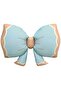 Blue Retro Bow Foil Balloon