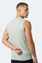 Hazzar I Men's Sleeveless Light Green T-Shirt - 5