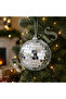 Christmas Pine Tree Ornament Mirrored Disco Ball 10 cm