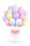 Mixed Macaron Balloons 20 Pieces 12 Inches