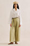 Linen Layered Collar Blouse Ecru - 3