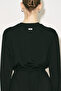 Easy Belted Comfortable Blouse Black - 8