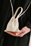Lula Mini Drawstring Bag Ecru - 3