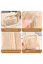Pink Pencil Case Large Capacity Pencil Pouch Handheld Pen Bag Cosmetic Portable Gift for Office Scho - 3