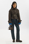 Belted Short Trench Coat Aci Brown - 2