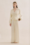 Muslin Embroidered Short Blouse Ecru - 6