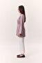 Oversize Tshirt Lila with Binding Details - 6