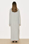 Easy Comfortable Long Kimono Grey Melange - 6