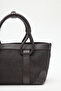 Luca knit handle design bag brown - 5