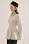 Linen Mixed High Collar Tunic Stone - 5