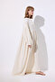 Muslin Buttoned Casual Dress Beige - 5